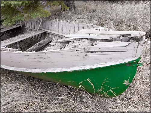 Abandoned Row Boat